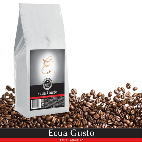 Кофе жаренный в зернах SanCafe Ecua Gusto (пакет 500г)
