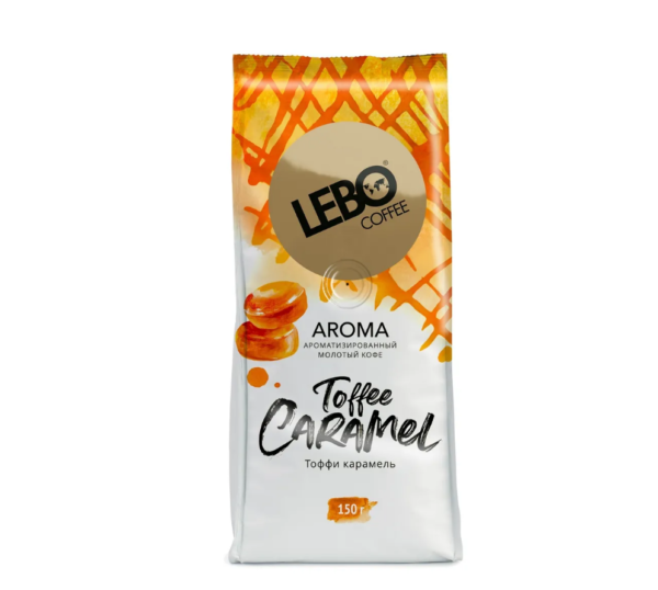 Кофе LEBO Arabica Toffee Caramel 150г. молотый